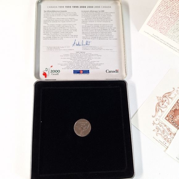 Y2K Official Canada Post Keepsake THE TRUE MILLENNIUM Spirit Collectors Set NEW - Picture 4 of 7